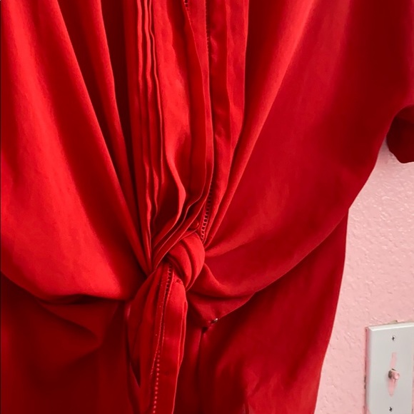 Red oversized blouse - Picture 3 of 3